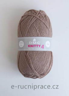 DMC Knitty 4 - č. 927 hnědá DOPRODEJ 1 ks